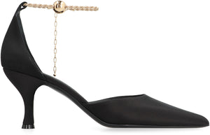 Dana Satin slingback pumps-1